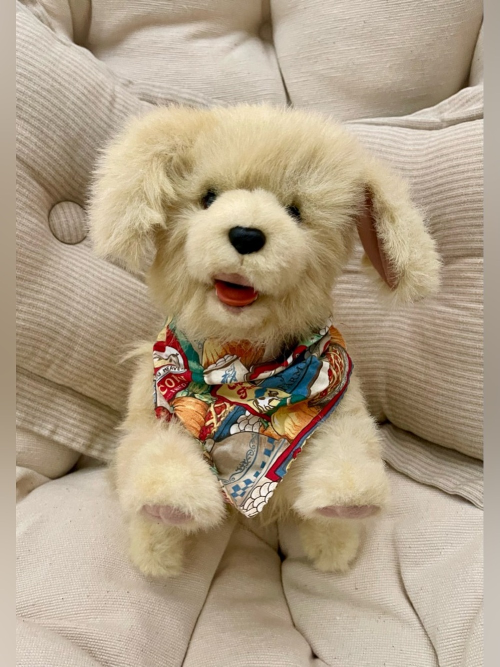 Vintage 2004 Tiger FurReal 13” Scamps My Playful Pup Interactive Toy Dog